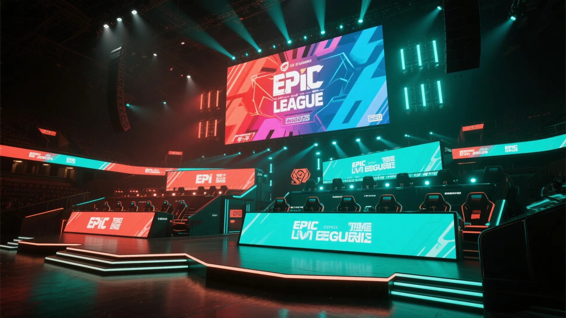 英雄联盟电竞赛事现场