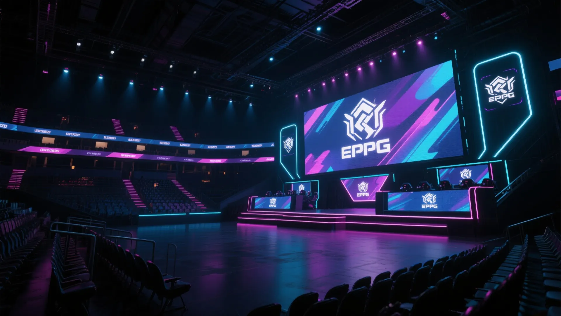 英雄联盟电竞赛事现场